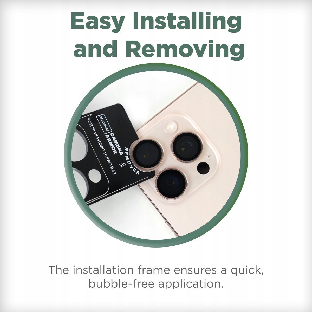 Mbrojtës kamere Mobile Origin Easy Lens Guard, për iPhone 13, transparent