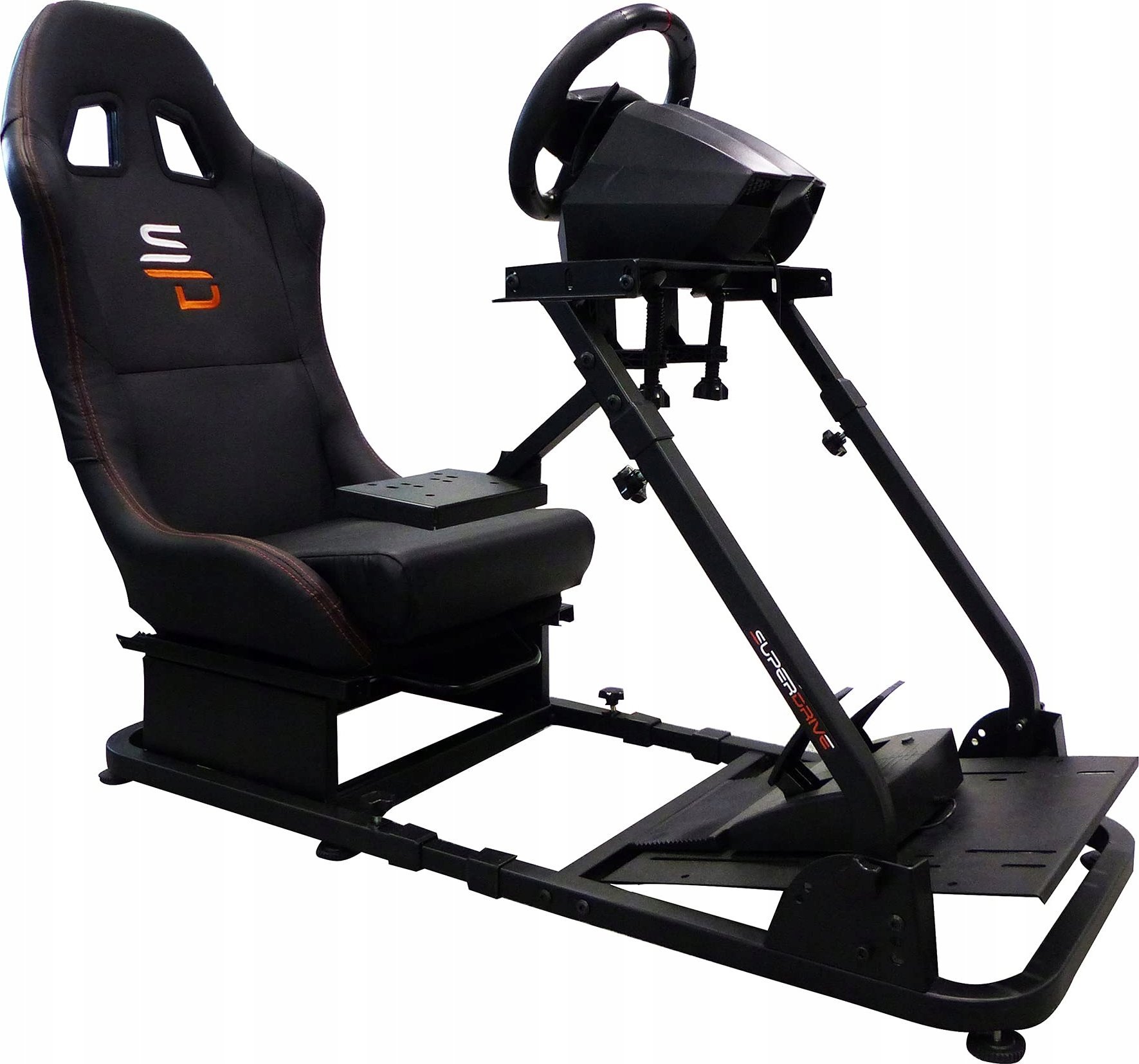 Timon lojërash SV 750, 270°, me pedale, i zi