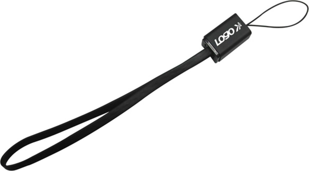 Kabllo USB Logo, USB A 2.0, 0.3m, e zezë