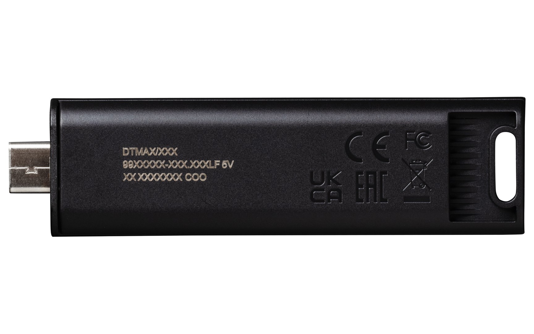 USB Kingston DataTraveler Max, 512GB, e zezë