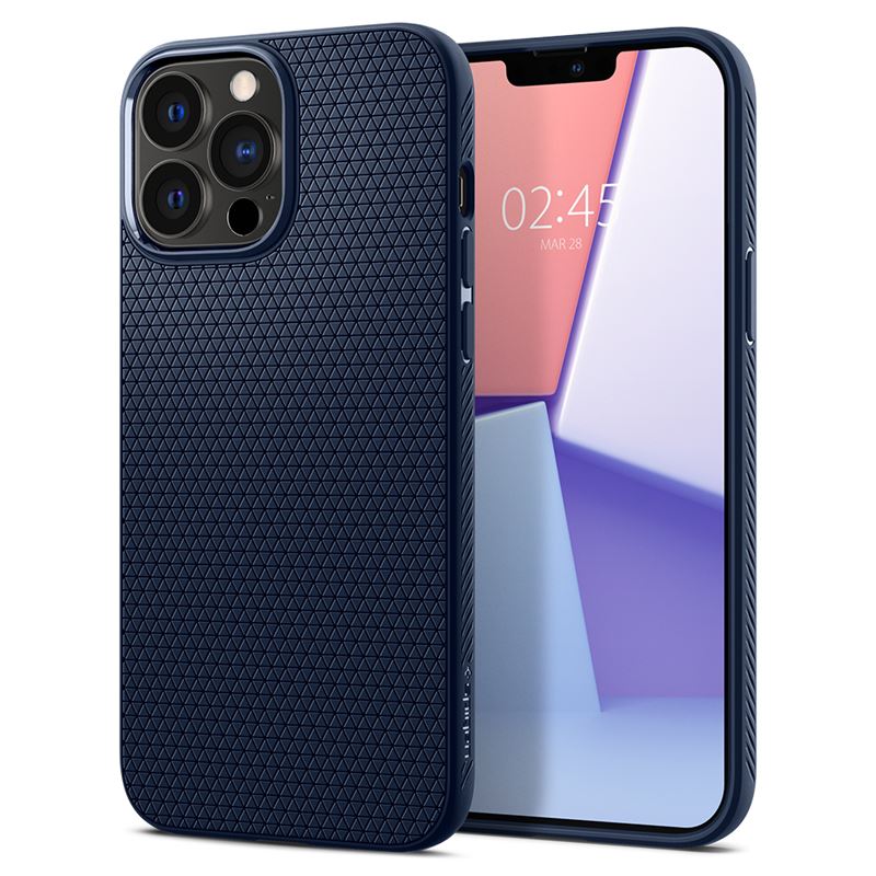 Mbrojtëse për celular iPhone 13 Pro Spigen Liquid Air, e kaltër