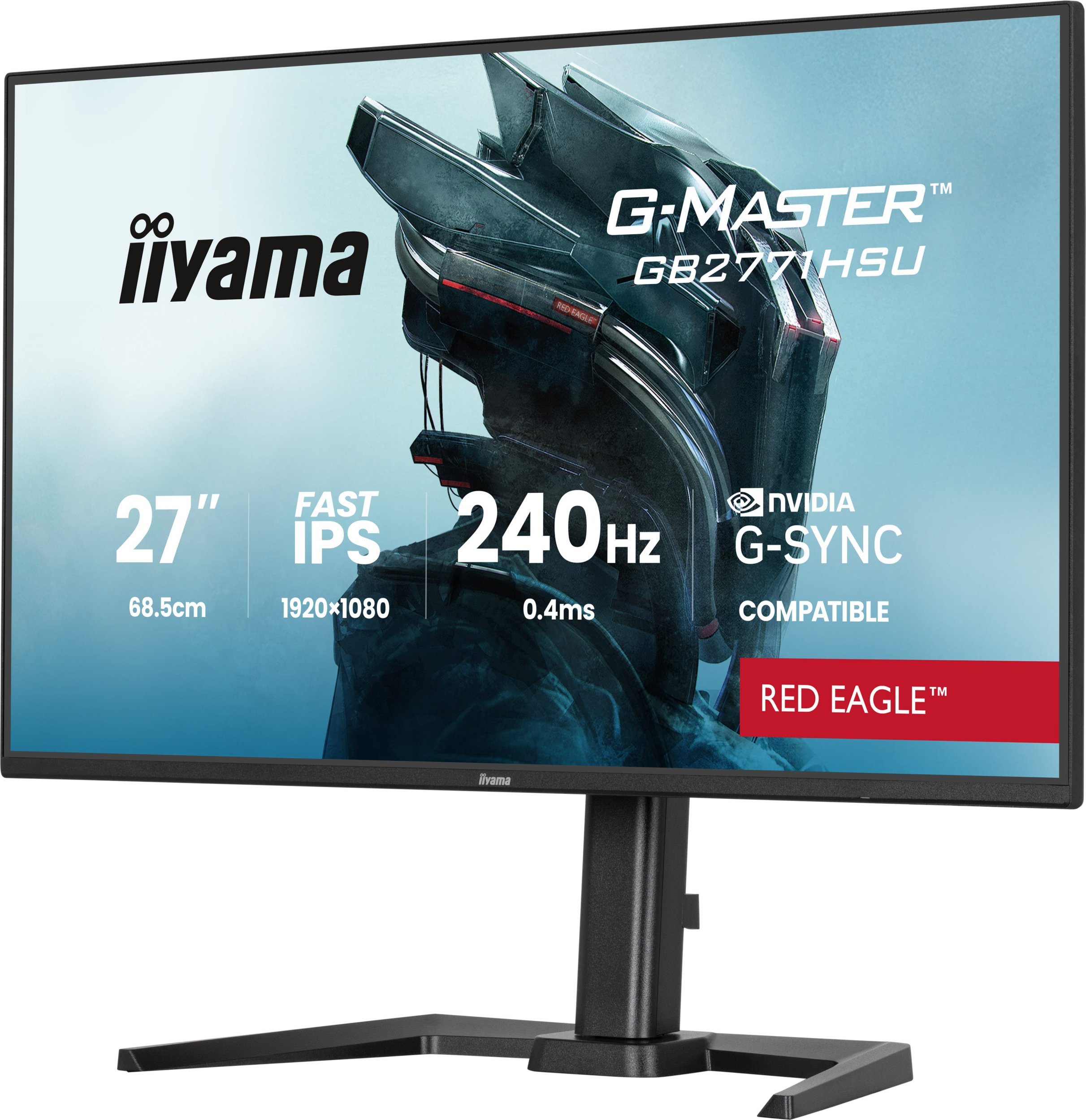 Monitor gaming Iiyama G-Master GB2771HSU-B1, 27", 240Hz, i zi