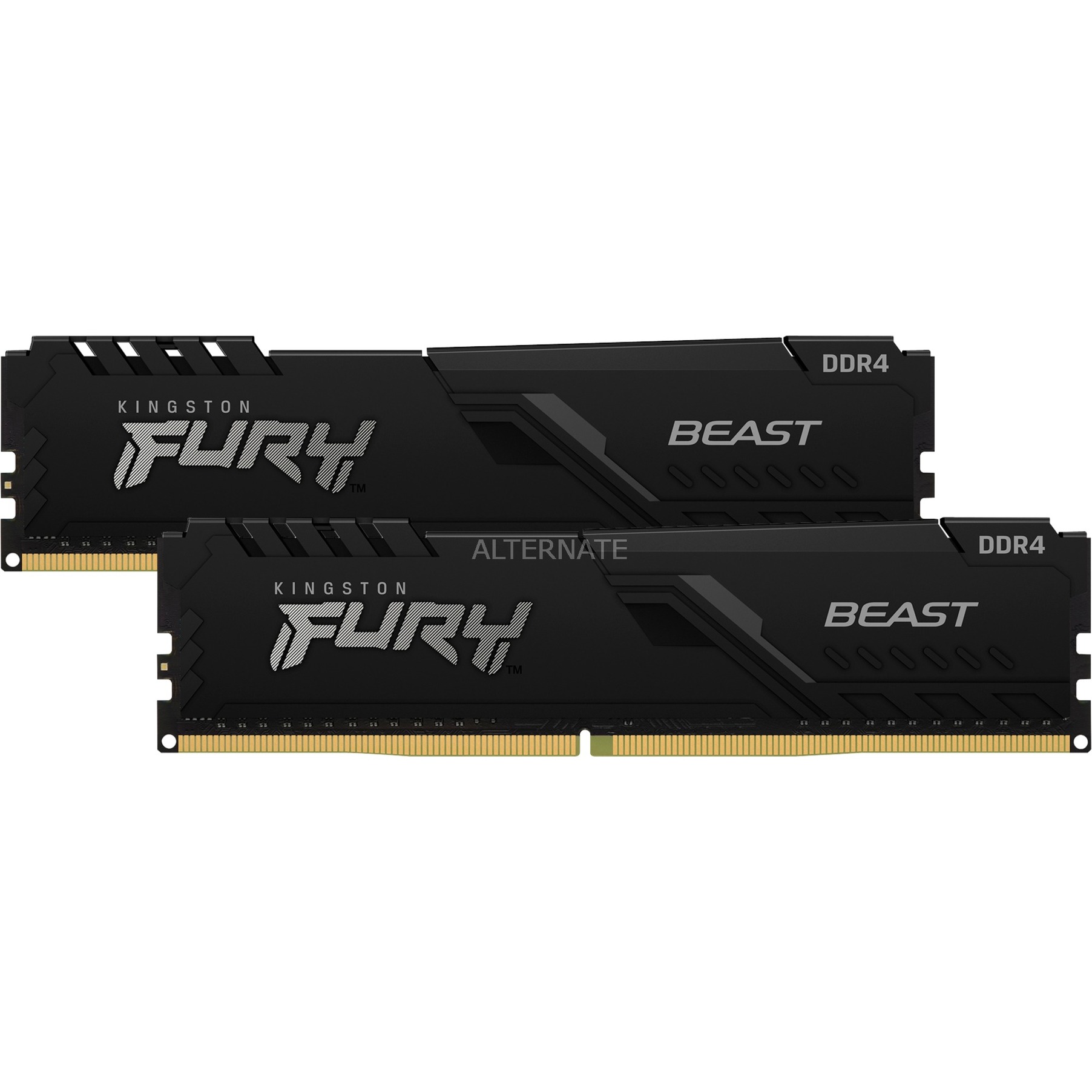 Memorie RAM Kingston FURY Beast, 64GB DDR4, 3200MT/s CL16, e zezë