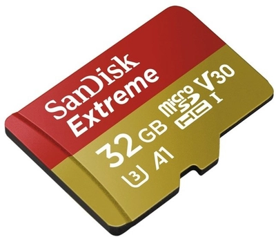 [OUTLET] Kartë memorie SanDisk Micro SDHC Extreme V30 32GB 100MB/s UHS-I U3 + SD adapter