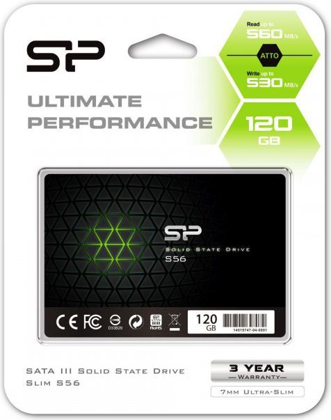 Disk SSD Silicon Power S56, 120GB, 2.5" SATA III