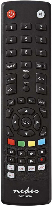 Telekomandë Nedis TVRC2040BK 