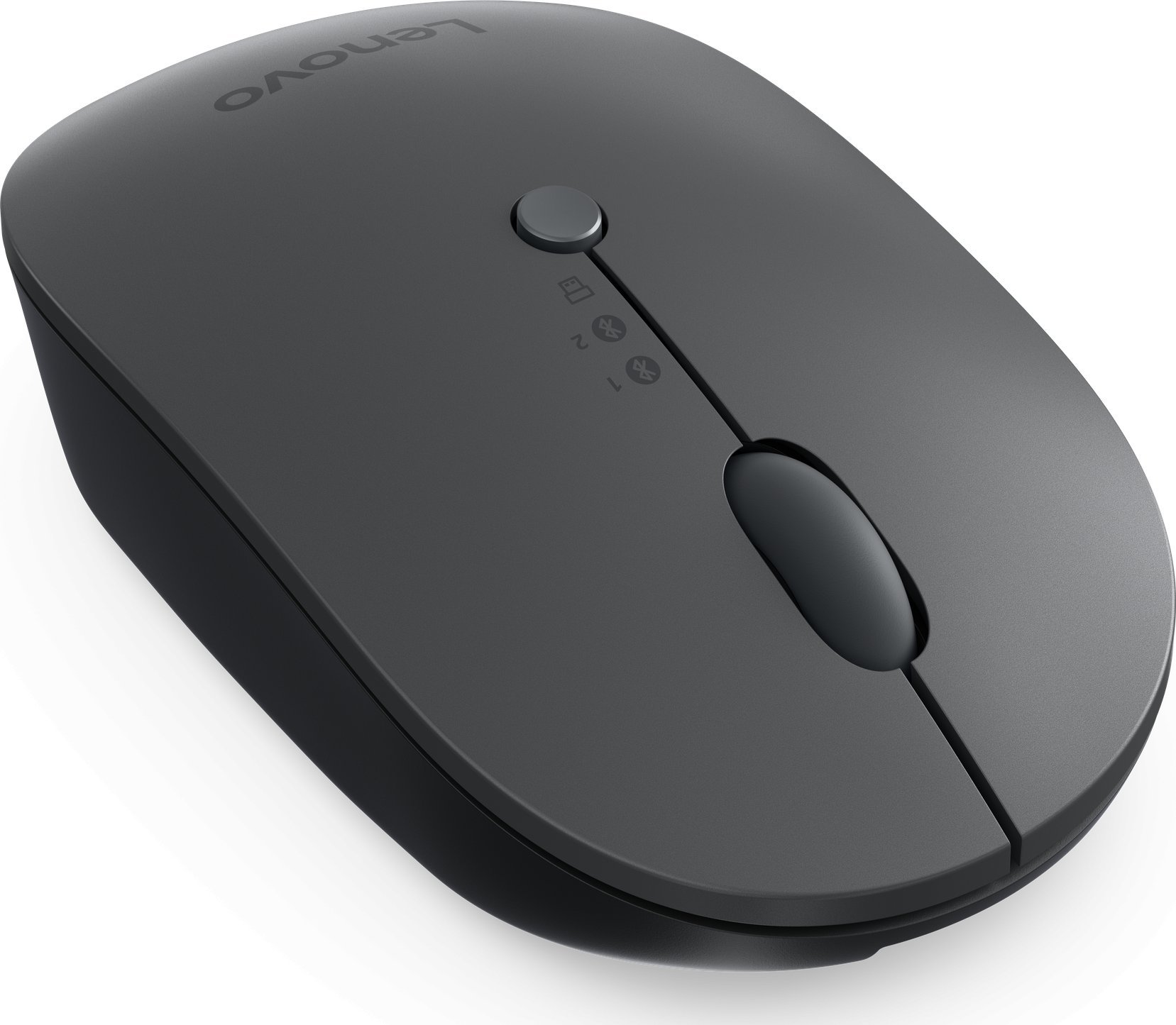 Maus pa kabllo Lenovo 4Y51R29290, Bluetooth dhe USB-C, 2400 DPI, i zi