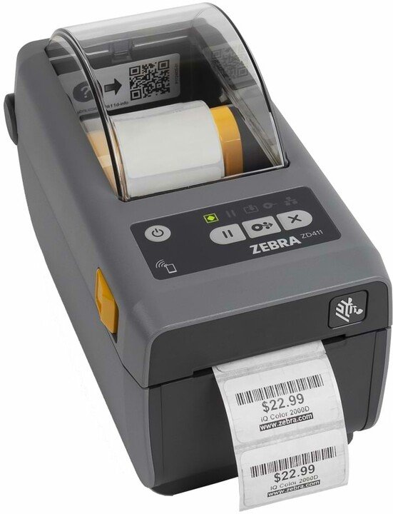 [OUTLET] Printer për etiketa Zebra ZD411, DT, 203dpi, i zi