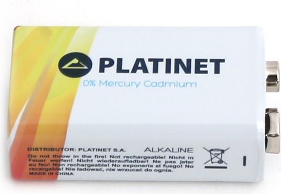 Bateri Platinet Pro 9V Bllok, 560mAh, 1 copë