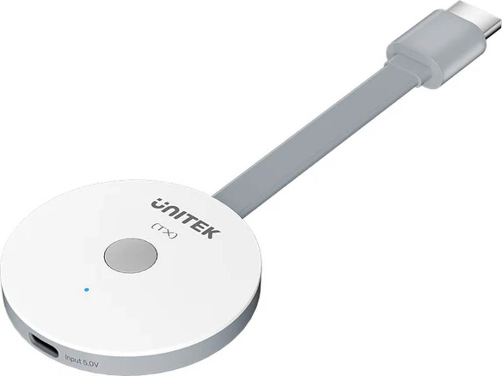 Transmetues HDMI wireless UNITEK V1183B, 50m, Full HD 1080p 60Hz, i bardhë gri
