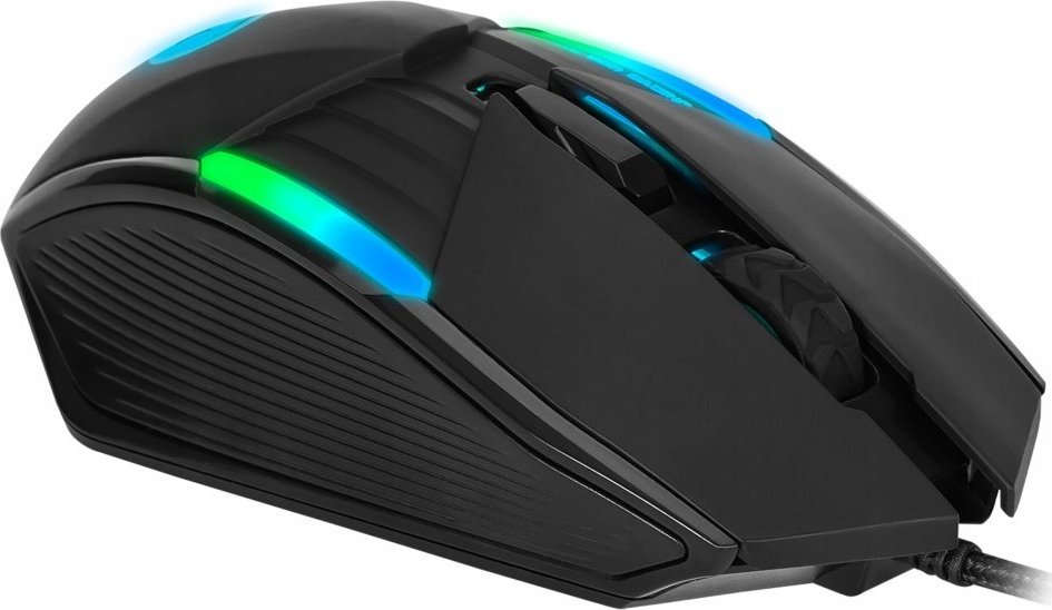 Mouse gaming Marvo M291, 6400 DPI, 6 butona, me kabëll USB, i zi