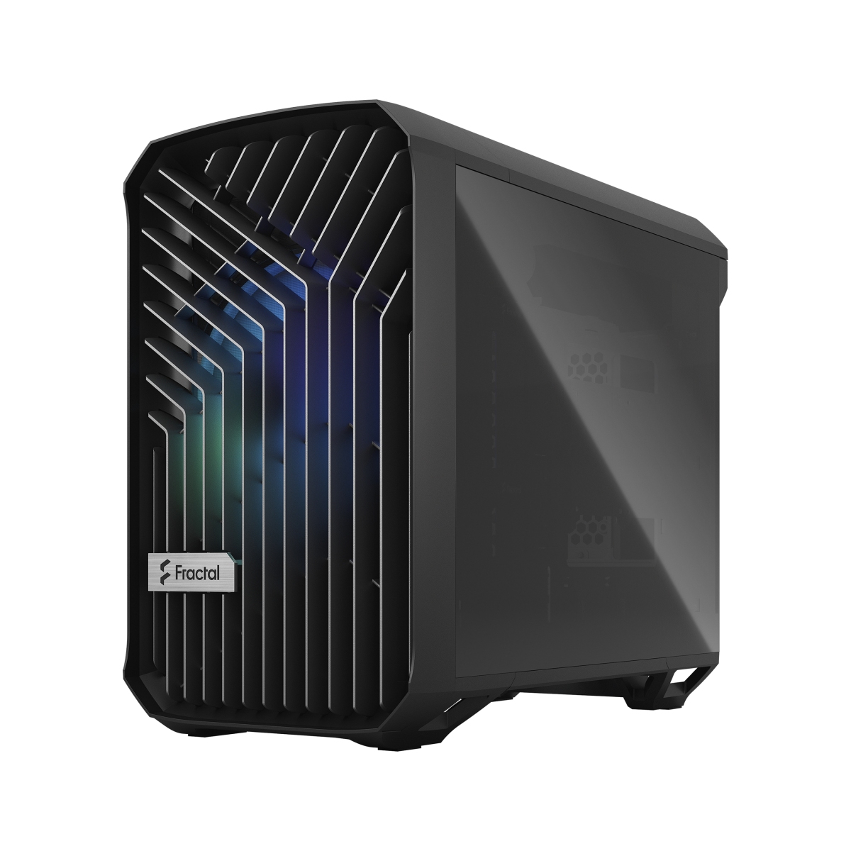 Kasë Fractal Design Torrent Nano RGB Black TG Light Tint, e zezë