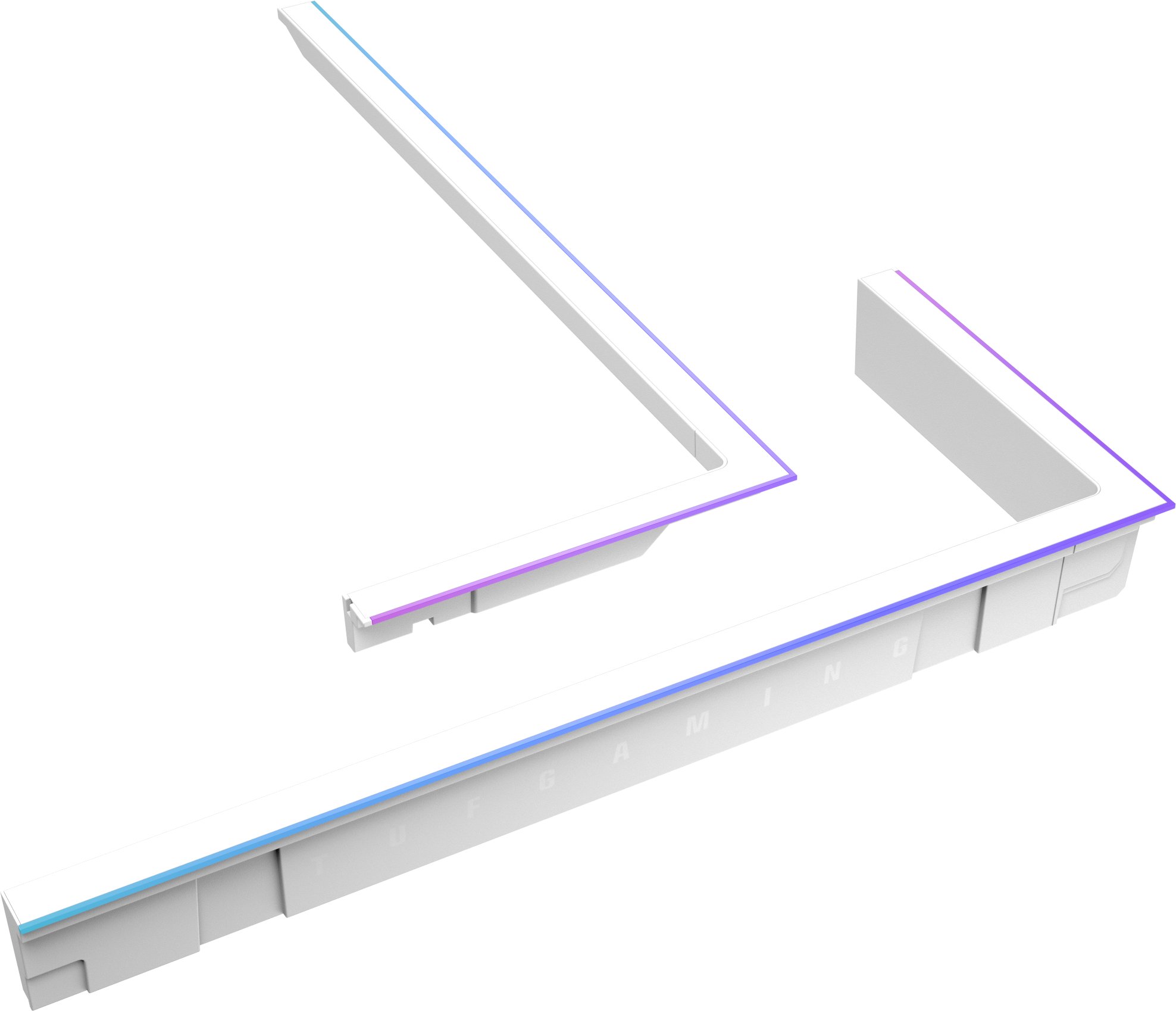 Kit ndriçimi ARGB Asus TUF Gaming GT502 Horizon, magnetik, i bardhë