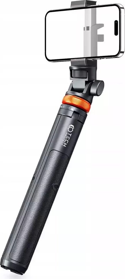 Selfie stick tripod Tech-Protect L03S, teleskopik 148cm, Bluetooth wireless, i zi