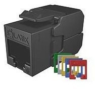 Modul keystone Solarix CAT6 UTP SXKJ 6 UTP RAL SA, self cutting, SECURE CAP, i bardhë