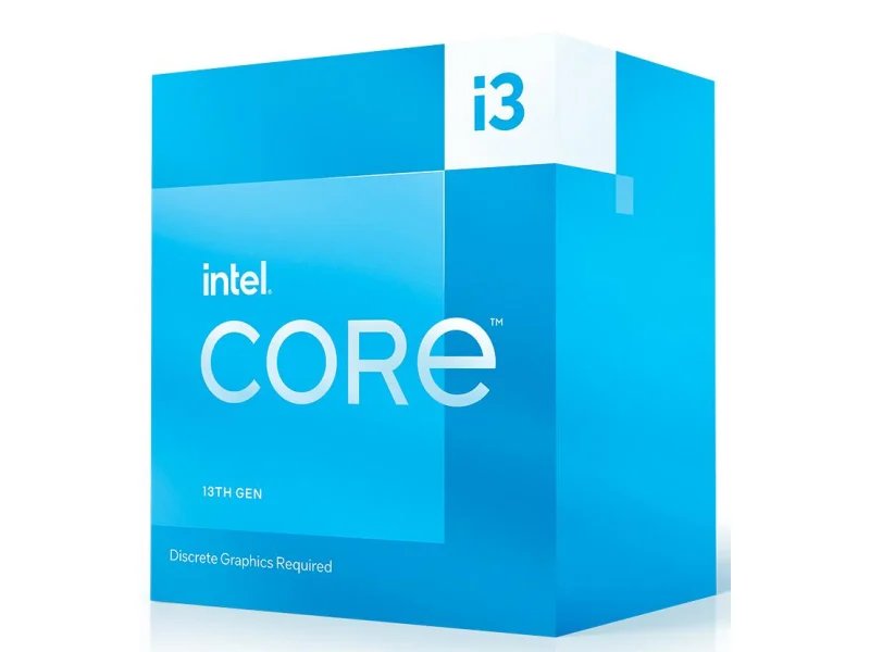 Procesor Intel Core i3-13100F (BX8071513100F), 3.4 GHz, 4 bërthama, 12 MB, BOX