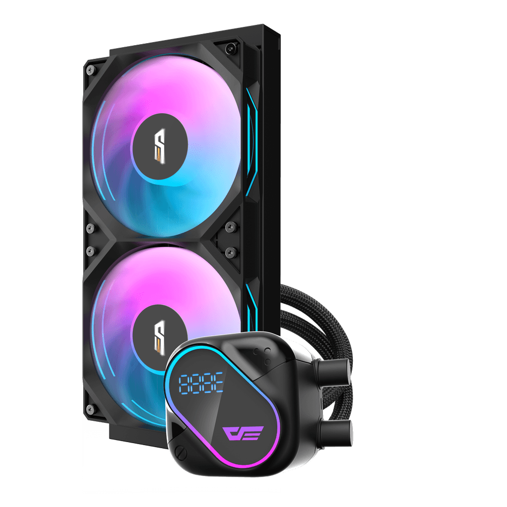 Ftohës Darkflash DO240 AIO Liquid, 240mm, i zi