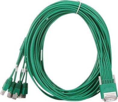 Kabllo seriale Cisco CAB-ASYNC-8, 3m, 8 porta, e gjelbër