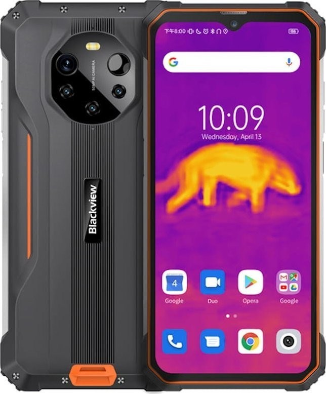 Celular Blackview BL8800 Pro 5G, 8GB/128GB, i zi/portokalli