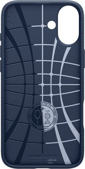 Mbështjellës telefoni Spigen Liquid Air, iPhone 16, TPU, blu navy