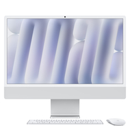 Apple iMac 24", M4 10‑core, 16GB, 256GB SSD, 10‑core GPU, Nano-Texture glass, Silver