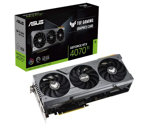 Kartë grafike ASUS TUF Gaming NVIDIA GeForce RTX 4070 Ti, 12 GB GDDR6X