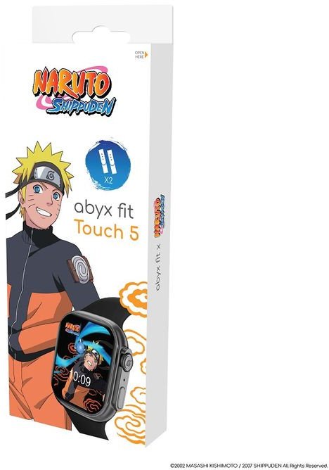 Ora inteligjente Abyx Fit Touch 5 Naruto Uzumaki, ekran me prekje, space gray