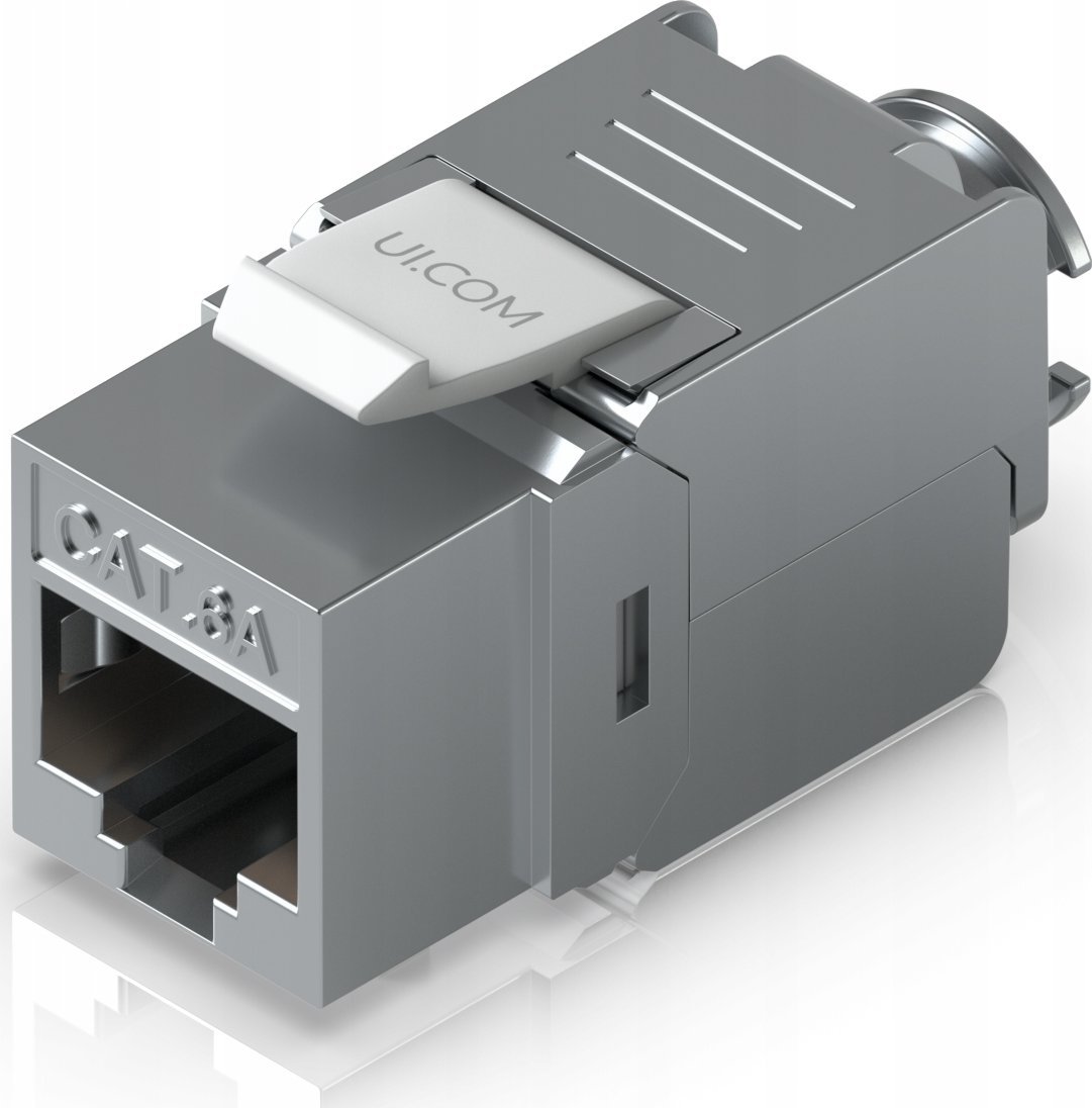 Keystone pa vegla Ubiquiti, Cat6A, set 12 copë, i bardhë