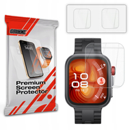 Xham mbrojtës hibrid 9H për orë Huawei Watch Fit 4 Pro, set 2 copë, transparent