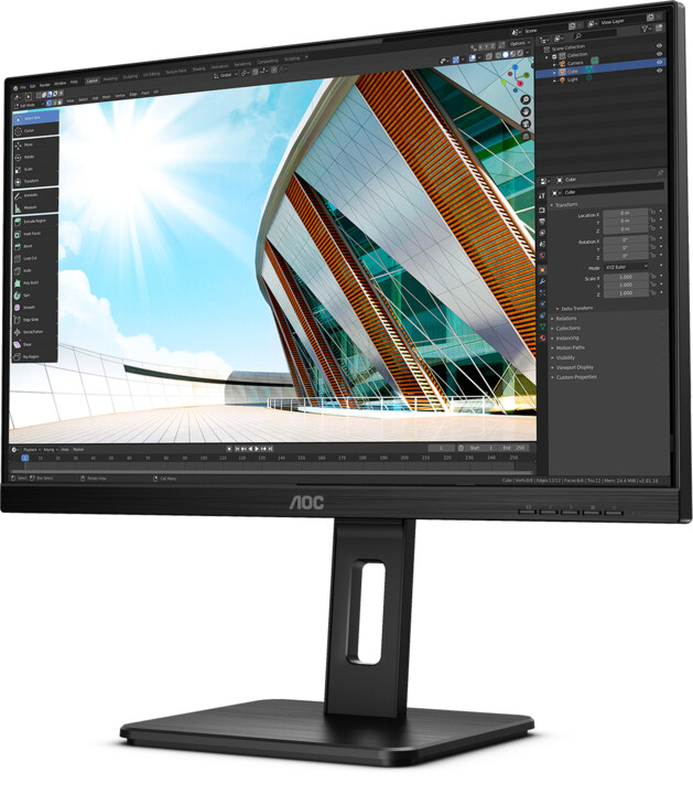 Monitor AOC 24P2C - LED 23.8 "