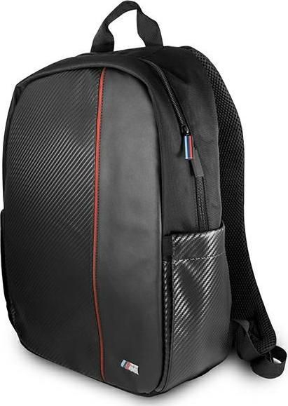 Ранец BMW M колекција, 16\", најлон и еко кожа, црна