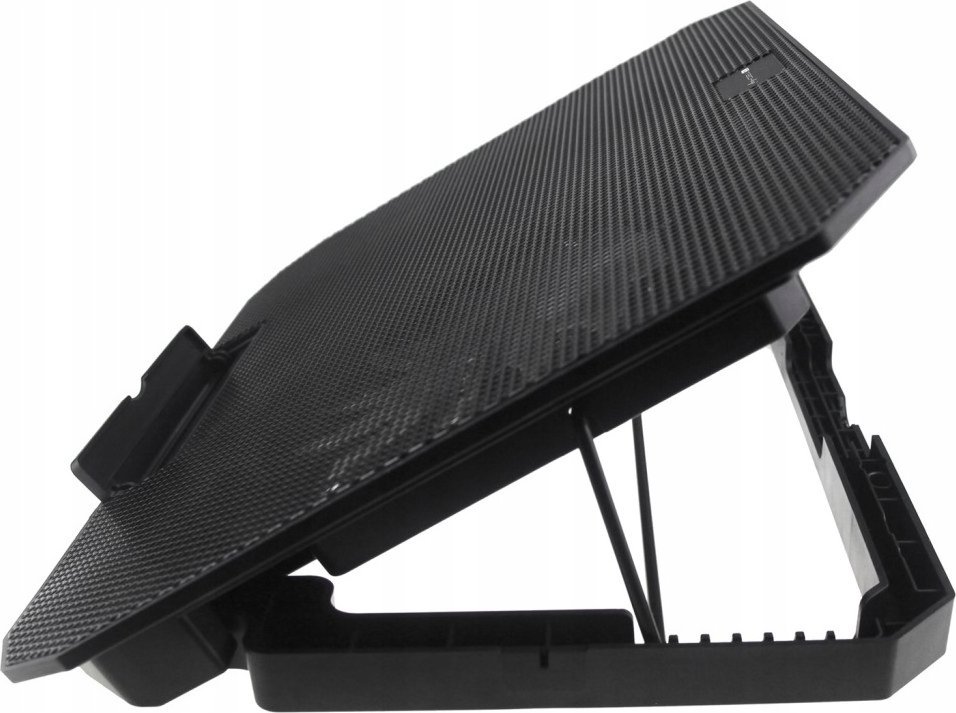 Stand ftohës për laptop Techly, deri 17", 2 ventilatorë, i zi