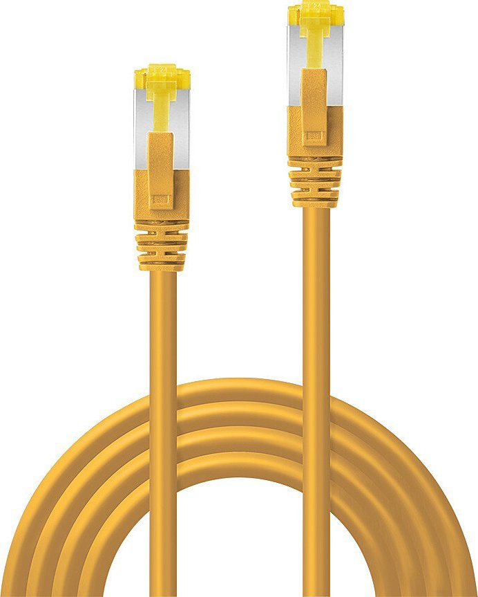 Kabllo rrjeti Lindy Patch Cable Cat6A, RJ45 S FTP, 1.5m, e verdhë