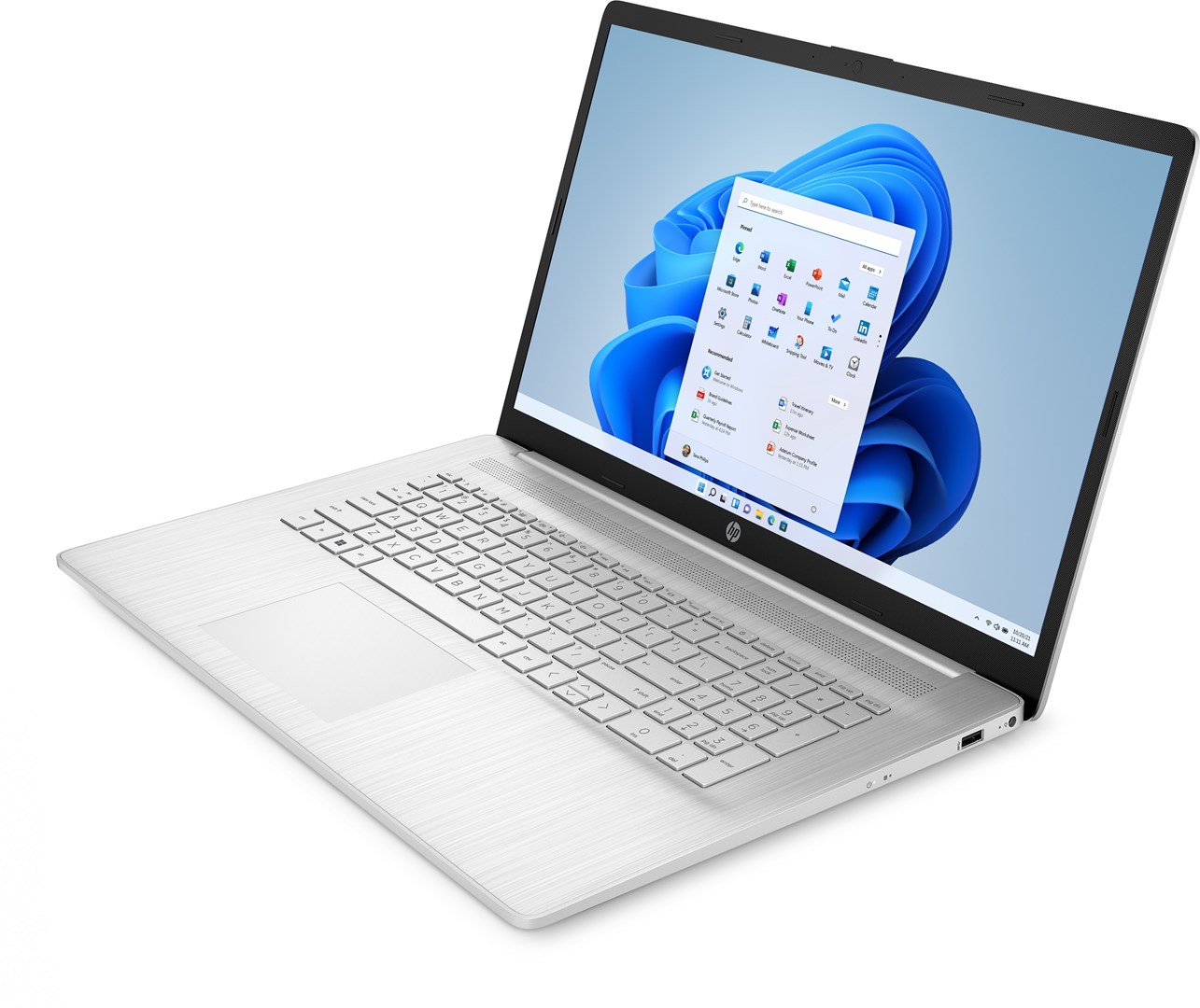 Laptop HP 17-cp3114nw, AMD Ryzen 7 7730U, 17.3", 16GB RAM, 512GB SSD, i argjendtë