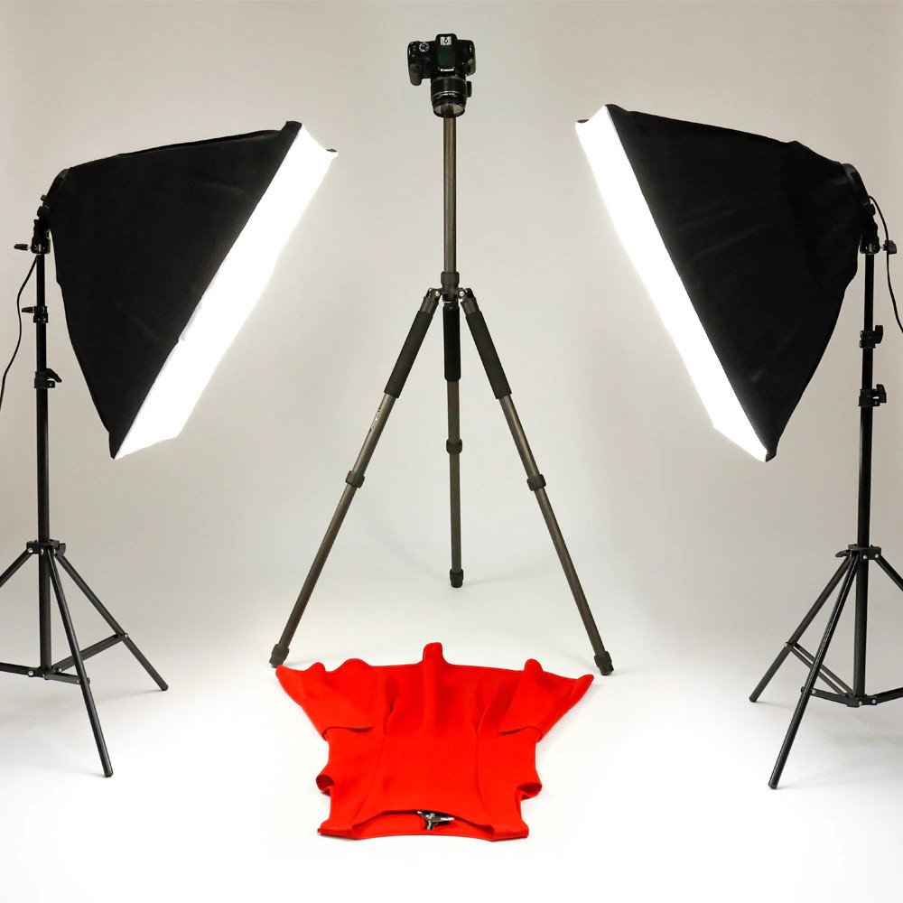 Set ndriçimi LED Mozos ZF5070ECO V2, 5500K, softbox, i bardhë