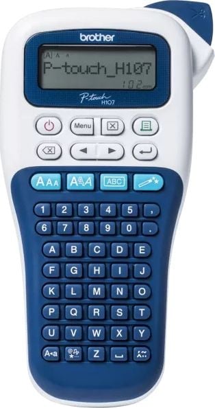 Pajisje etiketimi Brother PT-H107B, ekran LCD, portative, gri