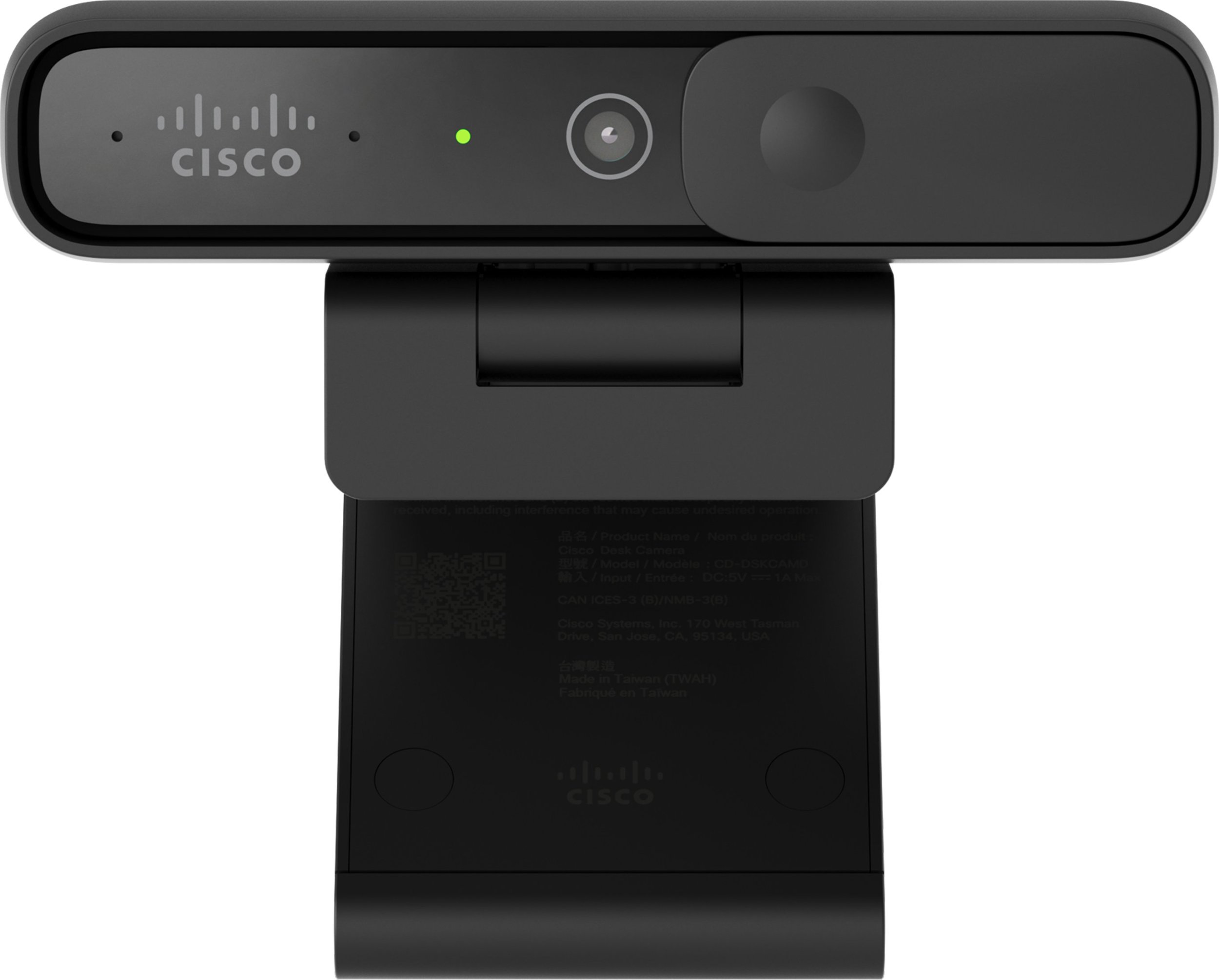Web kamerë Cisco Desk Camera 1080p, Full HD, mikrofona të dyfishtë, e zezë