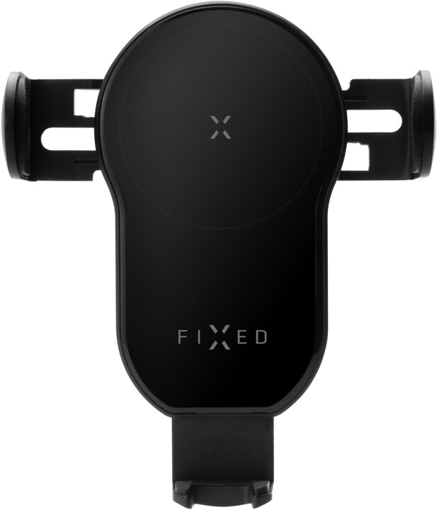 Mbajtëse për makinë FIXED Matic, me karikues wireless, e zezë