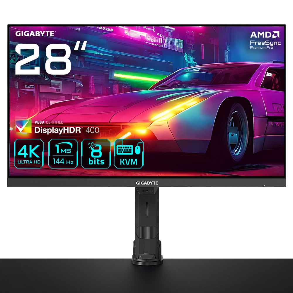 Монитор Gigabyte M28U AE, 28", 3840 x 2160, 144 Hz, i zi