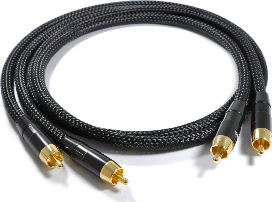 Kabllo Melodika RCA (Cinch) x2 - RCA (Cinch) x2, 0.75m, e zezë
