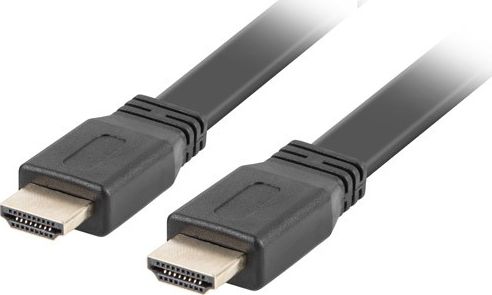 Kabllo Lanberg CA-HDMI-21CU-0050-BK, HDMI në HDMI, 5m, e zezë