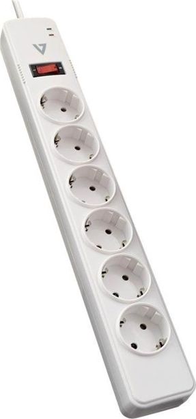 Kabllo vazhduese V7 6 fole 1.8m (SA0613W-8E5), e bardhë