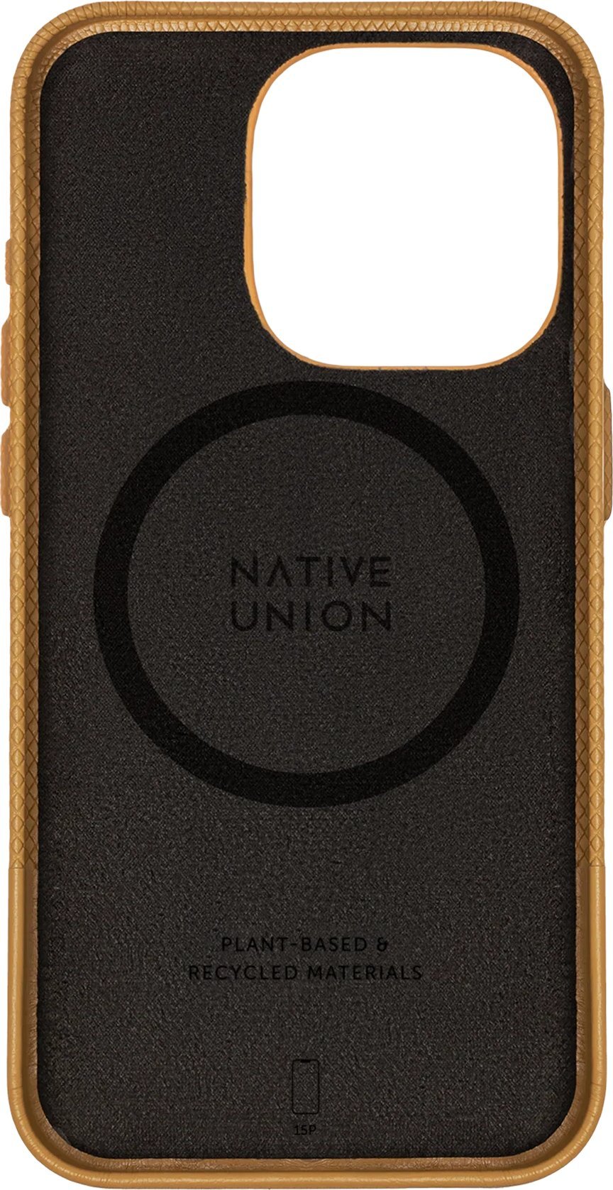 Kuti mbrojtëse Native Union ReClassic, për iPhone 15 Pro 6.1", kraft