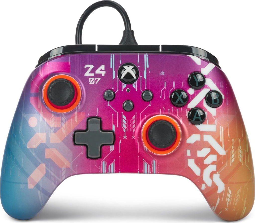 Kontroller PowerA XS Advantage Cyber Style, me kabllo, shumëngjyrësh