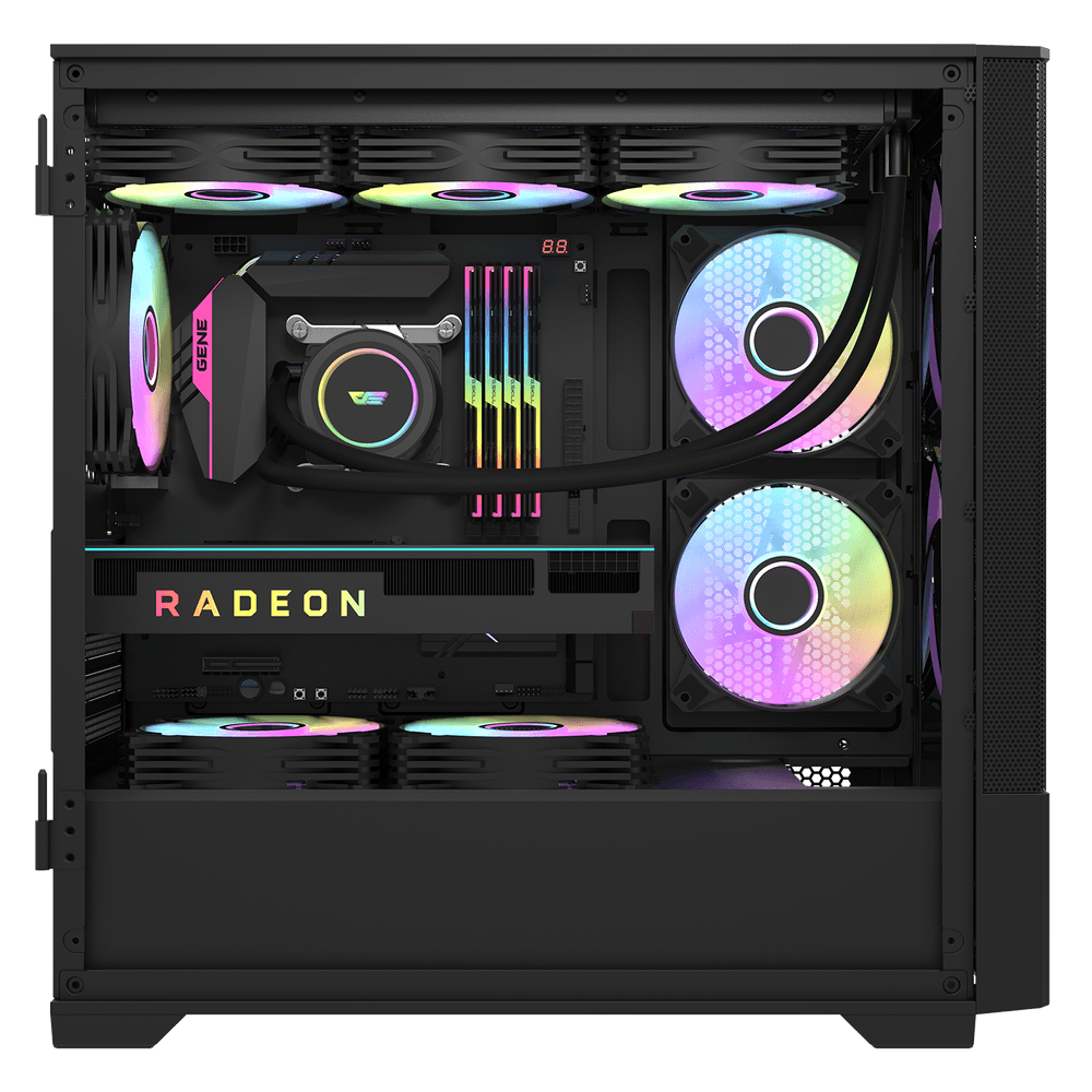 Kasë Darkflash DK415M, M-ATX, e zezë