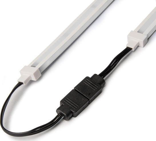 Shirita LED ARGB SilverStone LS04, të dyanshëm, set 2 copë, të bardhë