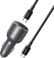 Karikues për makinë Ugreen, adapter USB, gri