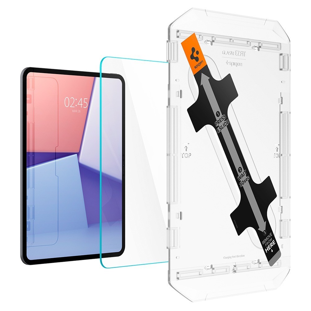 Mbrojtës ekrani Spigen Tempered Glass për iPad Pro 11" M4 2024, 9H, oleofobik, transparent