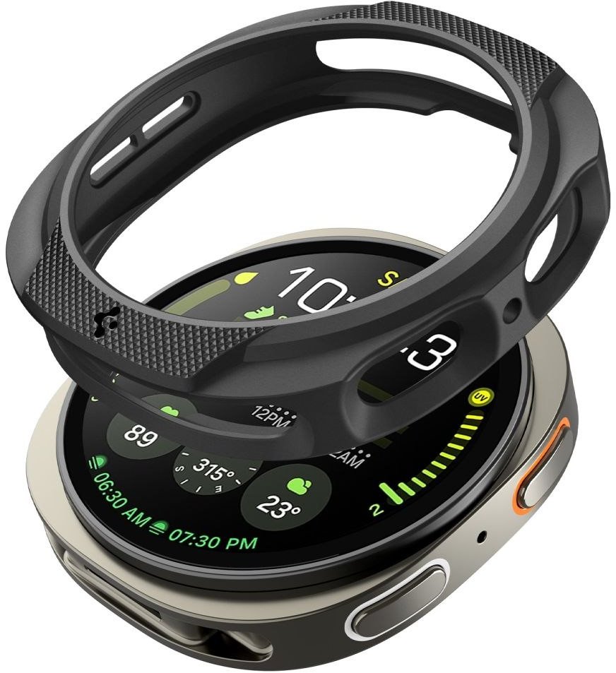 Mbulesë Spigen Liquid Air për Samsung Galaxy Watch8 44mm, mbrojtëse, e zezë mat