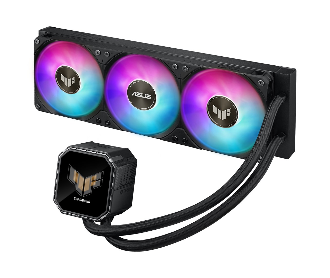 ASUS TUF Gaming LC III 360 ARGB LCD ладилник за вода, 12 см, црн